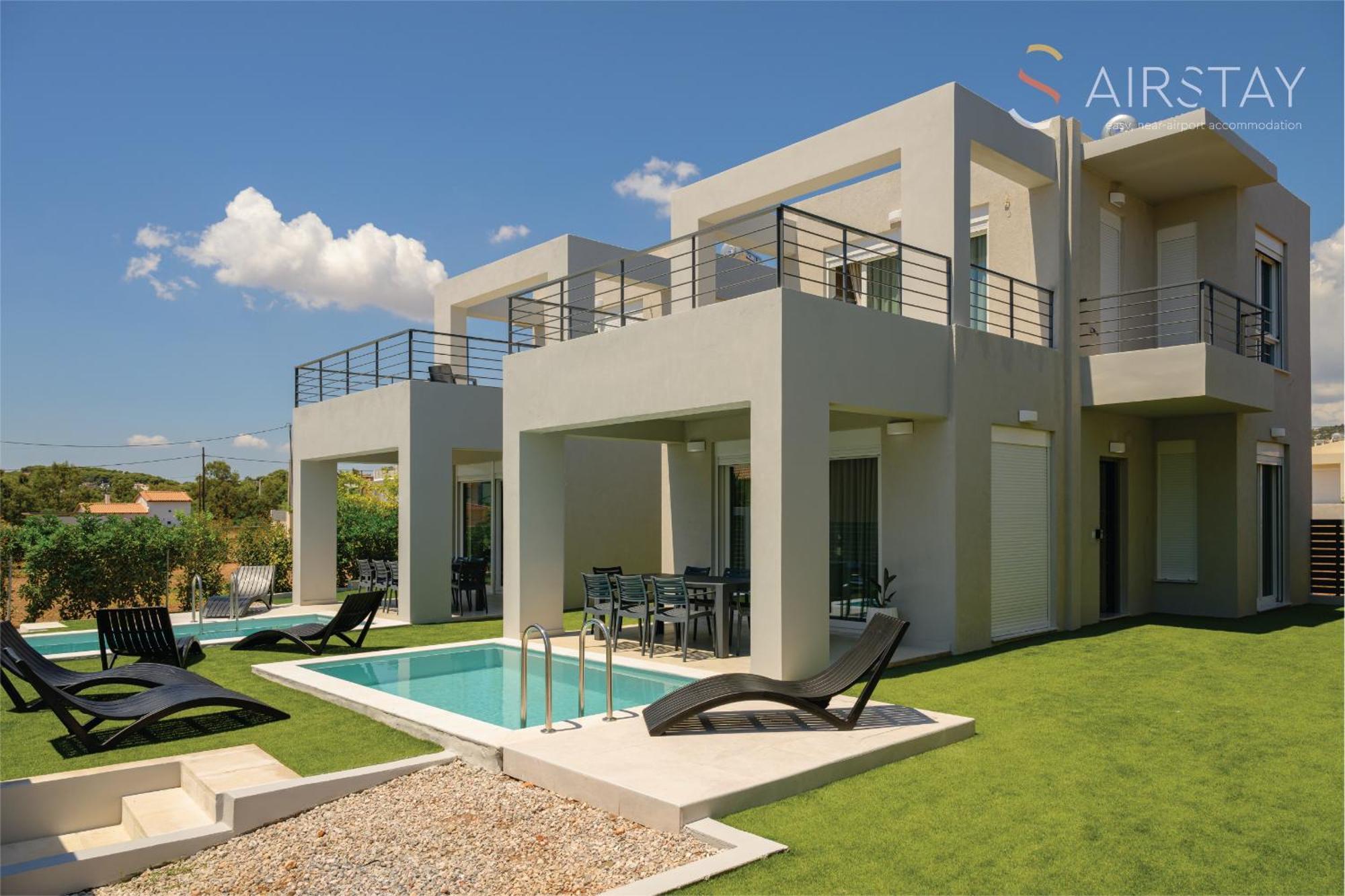 Komos Villas Airport By Airstay Loútsa Exterior foto